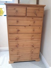 Large Solid Pine Chest of