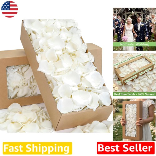 Bulk 76oz white rose - white, petals