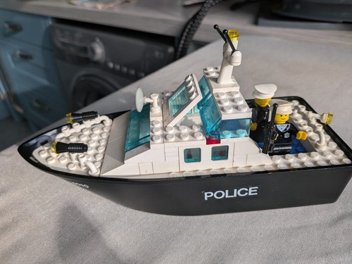 Lego police patrol boat - lego,