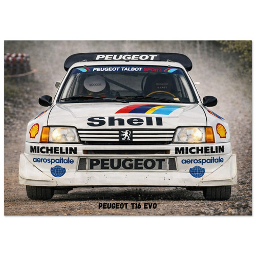 Peugeot t16 evo poster - evo,