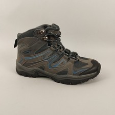 Campri Walking Boots Mens 4 Grey Faux Leather Hiking Outdoor Casual