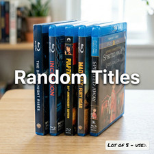 5x Blu-ray Movie Bundle –
