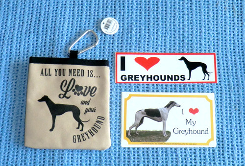 Greyhound poo bag - poo, pouch