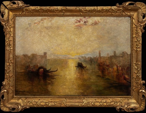 19th century view venice - century,