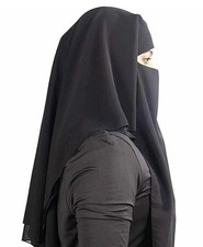 3 Layer Niqab Full Coverage