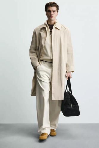 Zara men trench coat nwt - coat,