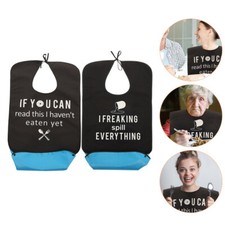  2 Pcs Adult Bibs for Women