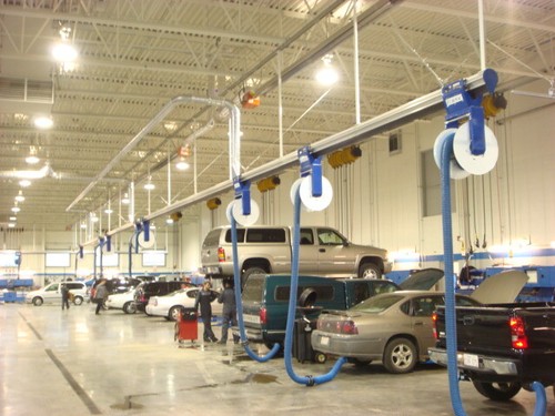 Ducting for car exhaust - for,