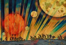 KONSTANTIN YUON NEW PLANET FUTURISM ART GICLEE PRINT FINE CANVAS