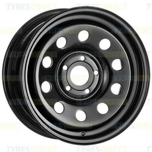 16x8 black modular steel - steel, wheel
