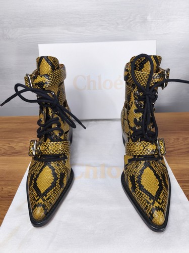 Chloe alligator ankle boots - ankle,