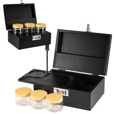 Large Bamboo Wooden Stash Box