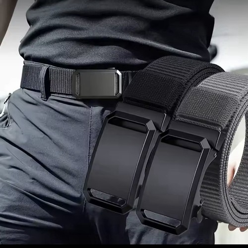 Men black nylon - black, military