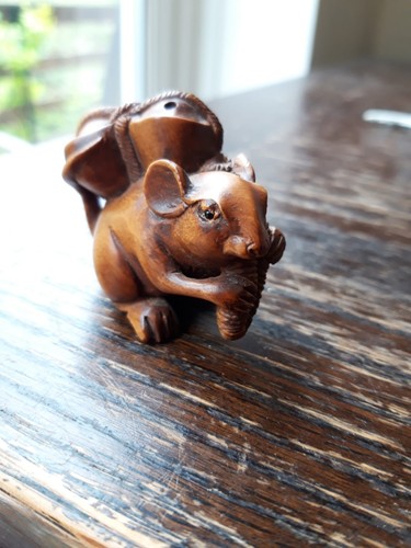 Boxwood hand carved - 2",