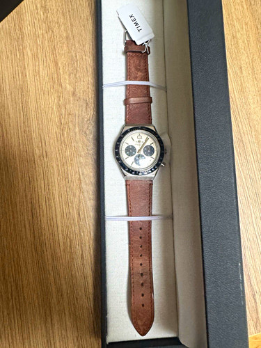Timex quartz chronograph cream - timex,