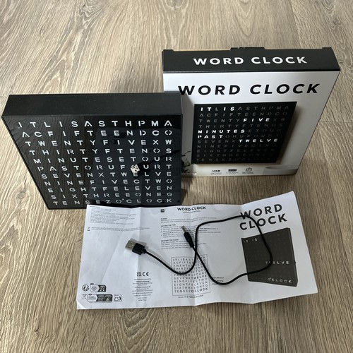 Winning digital word - word, clock