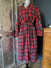St Michael’s Marks And Spencer’s Red Tartan Dressing Gown Size 16-18