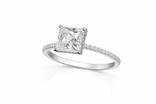 Moissanite Engagement Ring