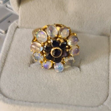 14K Yellow gold Jelly Opal and