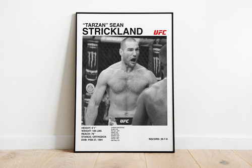 Sean strickland ufc poster - ufc,