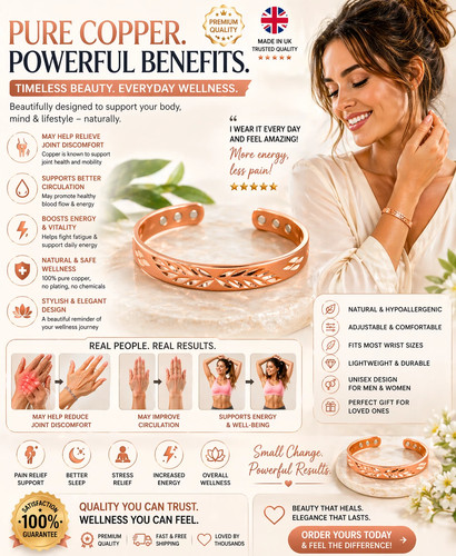 Ladies copper magnetic - ladies,