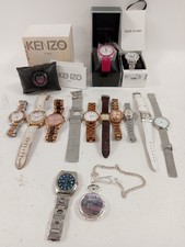 Bundle of 15 Mixed Watches Fossil Guess Kenzo River Island + More