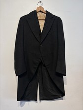Vtg 30s - 40s Black Wool men