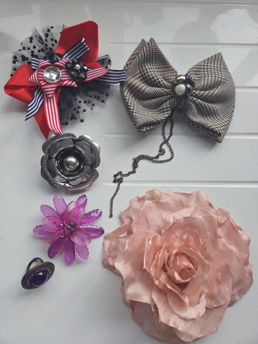 Corsage brooches and - and, a