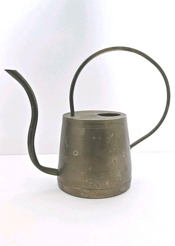Vintage brass small watering - small,