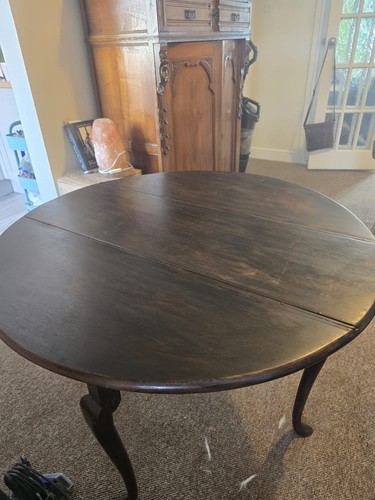 Antique gate leg - leg, table