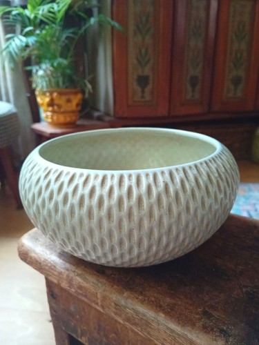 Vintage bretby dimpled - vintage, bowl