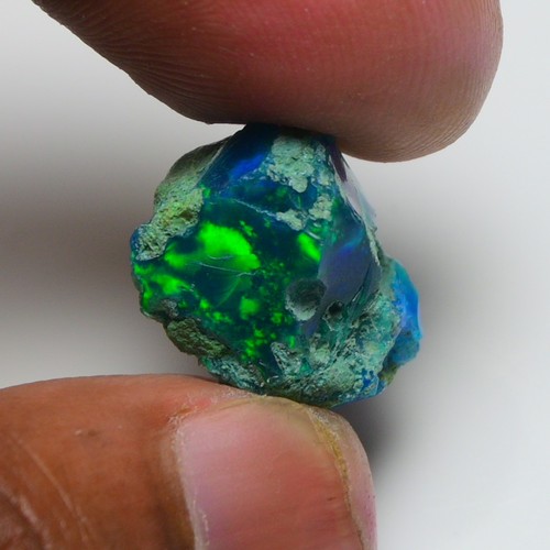 Blue opal rough - blue,