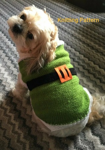 Dog coat knitting - dog,