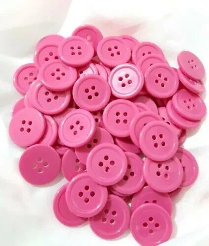 25mm round coat buttons - 25mm, 4-hole