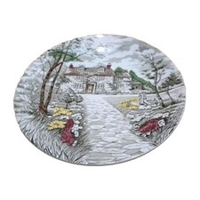 British Anchor  Country Cottage Decorative/Usable Plate 2, 10" VGC