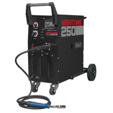 Sealey Professional Gas/Gasless MIG Welder with Euro Torch 250A   MIGHTYMIG250
