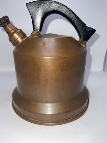 Vintage copper whistling tea - copper,