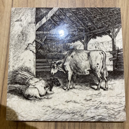 Mintons 1879 wise cows - mintons, c.1879