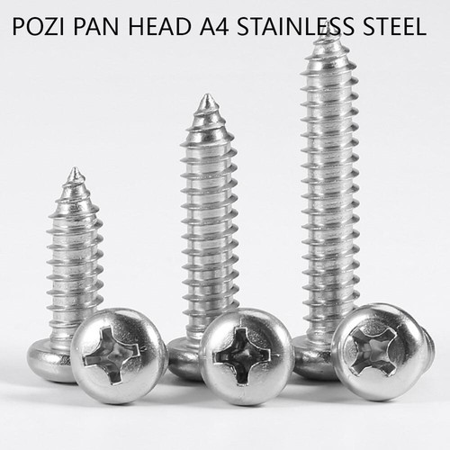 Pozi pan head stainless - pan, a4