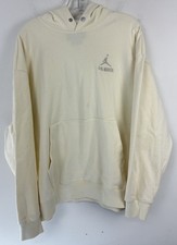 Rare AIR JORDAN X A MA MANIERE PULLOVER HOODIE COCONUT MILK OFF WHITE Size LARGE
