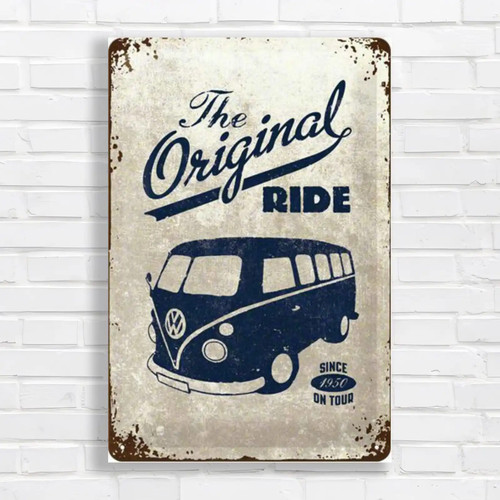 Vintage camper van - vw, original