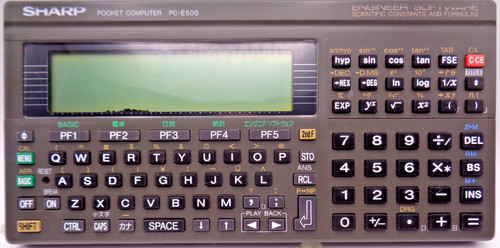Sharp pocket computer - sharp,