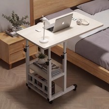 Over Bed Chair Table Hospital Aid Overbed Height & Angle Adjustable Laptop Tray