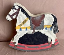 Unique Handmade Eastern European Handpainted Rocking Horse Shaped Box