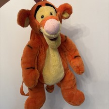 Tigger Plush Backpack Walt Disney World  Stuffed Bag With Adjustable Straps 22”