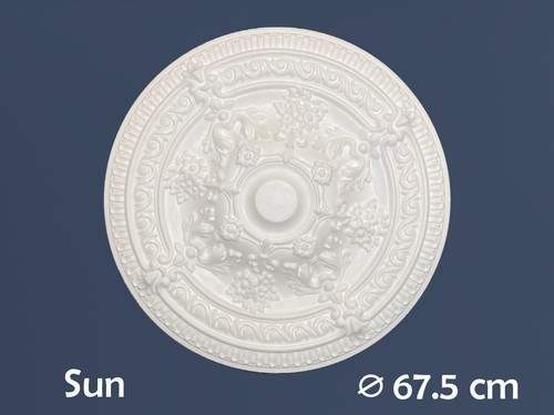 Ceiling rose polystyrene easy - polystyrene,
