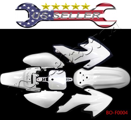 White fender plastic fairing - white,