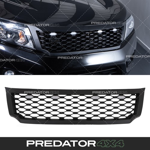 Black front bumper - black, led