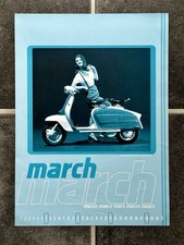 Vintage LAMBRETTA Calendar Poster LI150 SKINHEAD GIRL Scooter SERIES iii 3 LI125