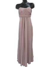 Début Debenhams Strapless Dusty Pink Bridesmaid Dress 100% Polyester Size 12